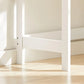 Small White Desk with Drawer and Hooks - Furniture
