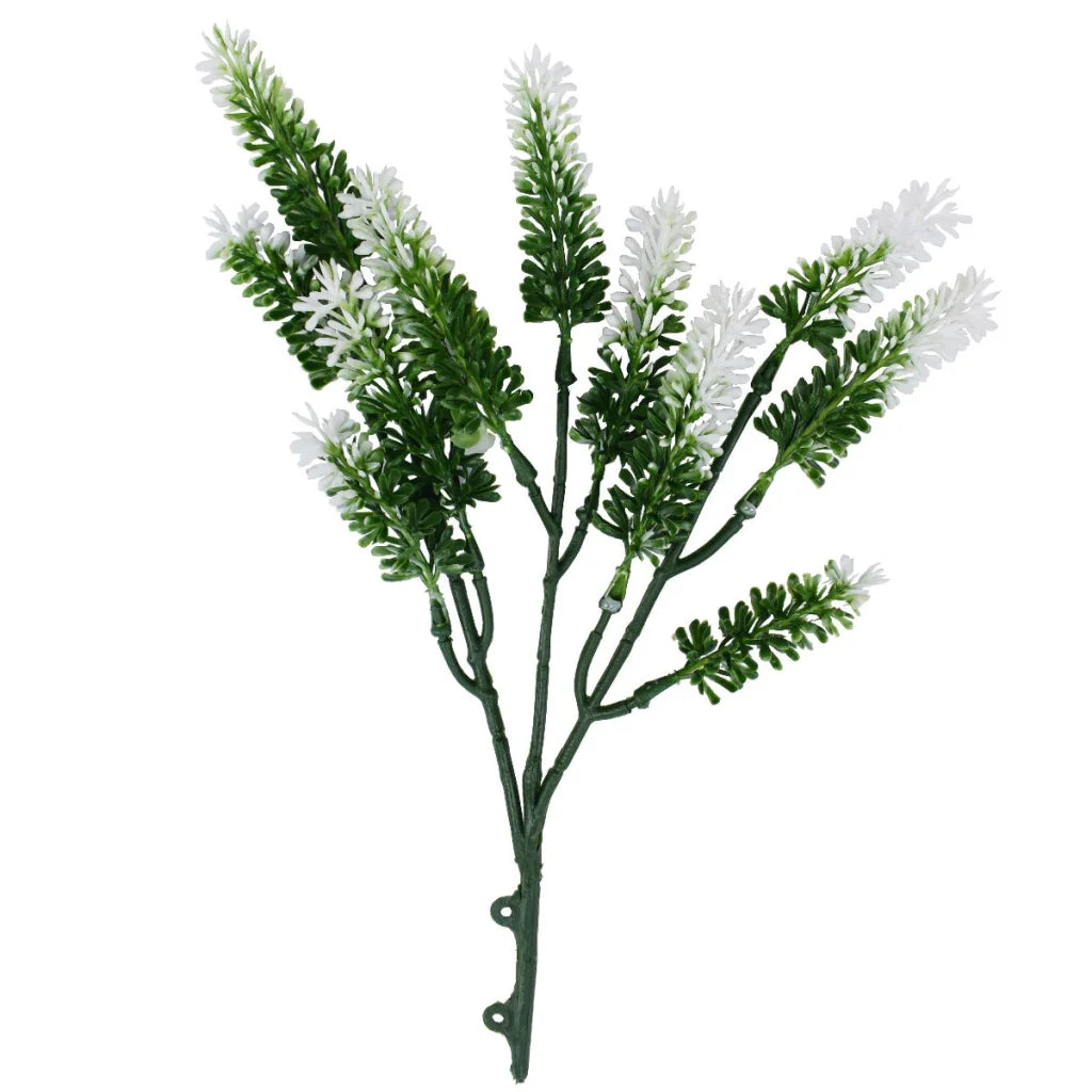 Small White Lavender UV Resistant 26cm - Artificial Plants