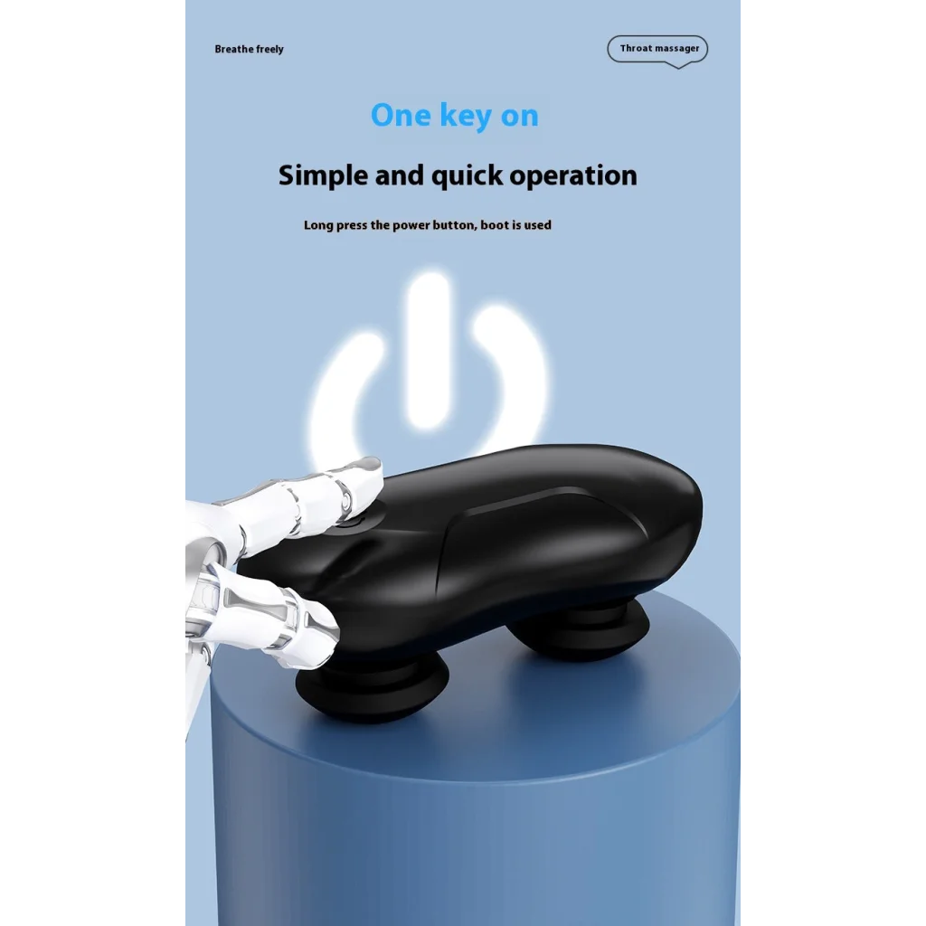 Smart Anti-Snoring Throat Massager - AI-Powered Vibration