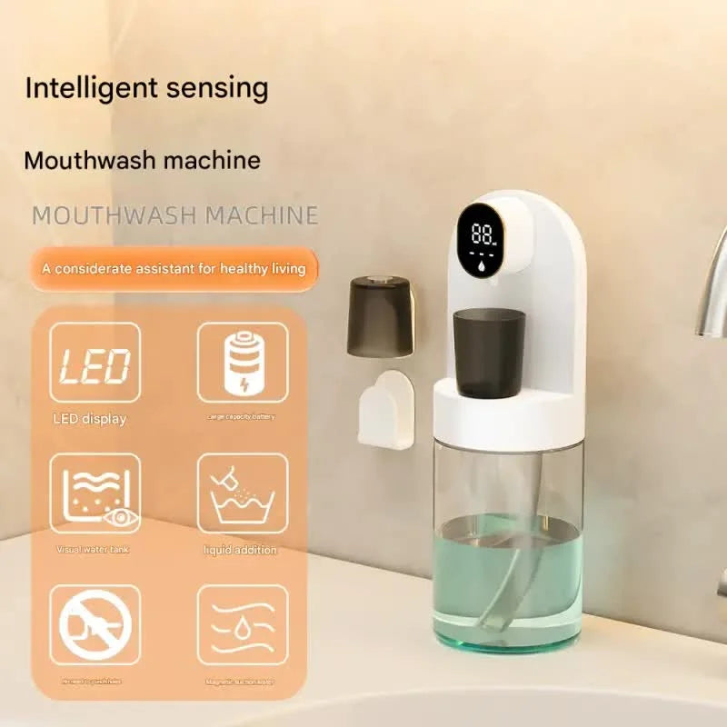 Smart Automatic Mouthwash Dispenser - 4 Adjustable Levels