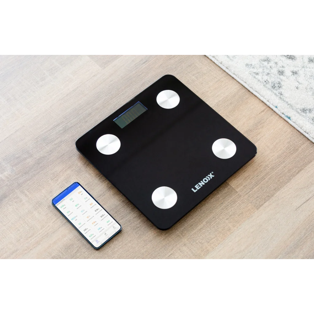 Smart Body Scale with Bluetooth LED Weight Tracking &