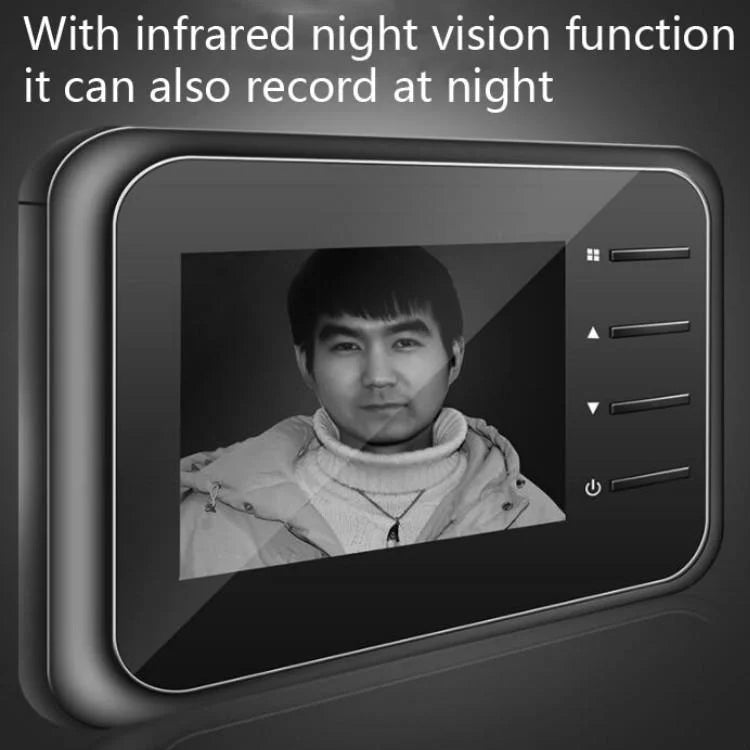 Smart Cat Eye Video Doorbell - 2.4 Hd Electronic Home