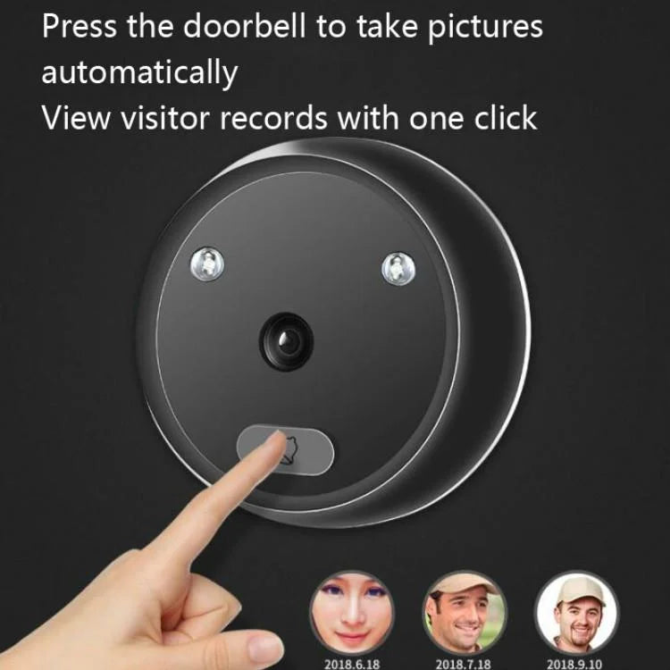 Smart Cat Eye Video Doorbell - 2.4 Hd Electronic Home