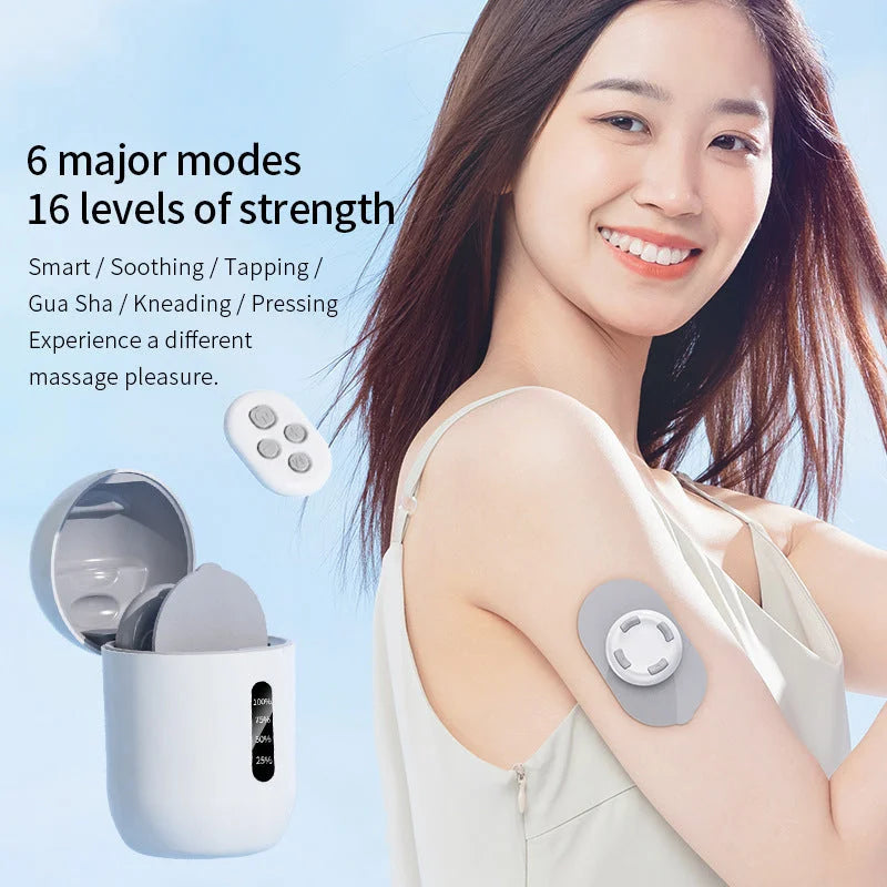 Smart Cervical Spine EMS Massager Sticker with Remote