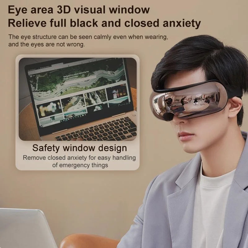 Smart Eye Massager With Hot Compress Air Pressure &