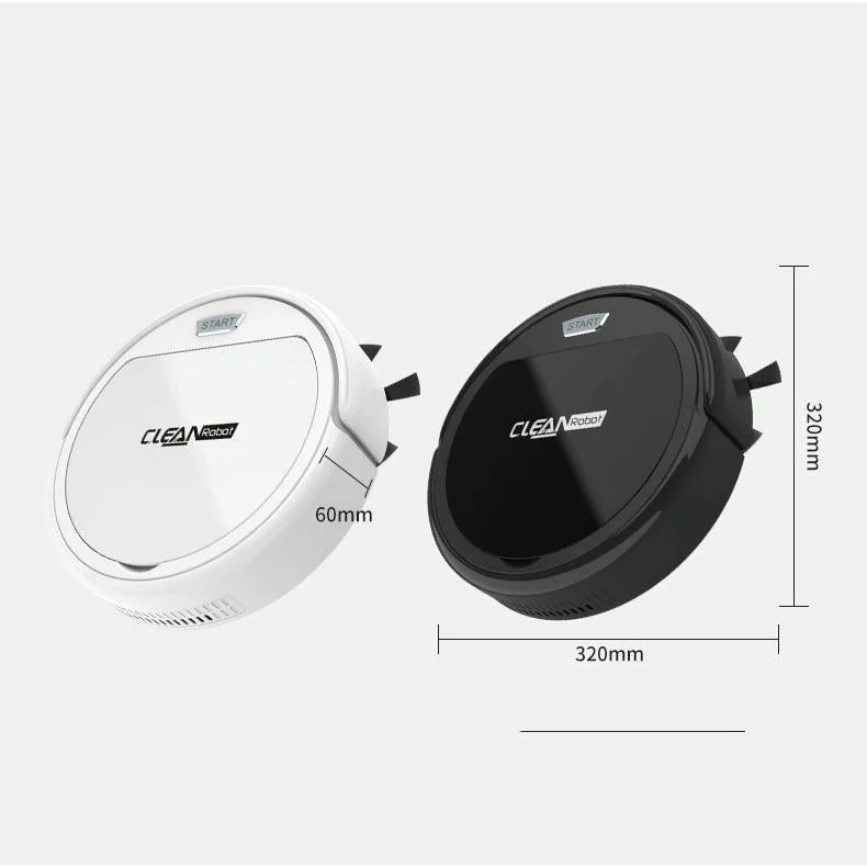 Smart Household Sweeping Robot - Automatic - Black