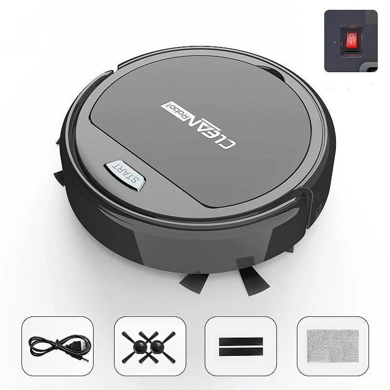 Smart Household Sweeping Robot - Automatic - White