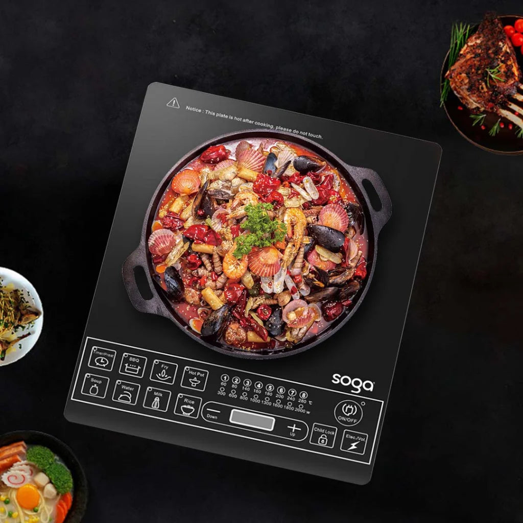 Smart Induction Cooktop Premium 2X Portable Kitchen Cooker Cookware