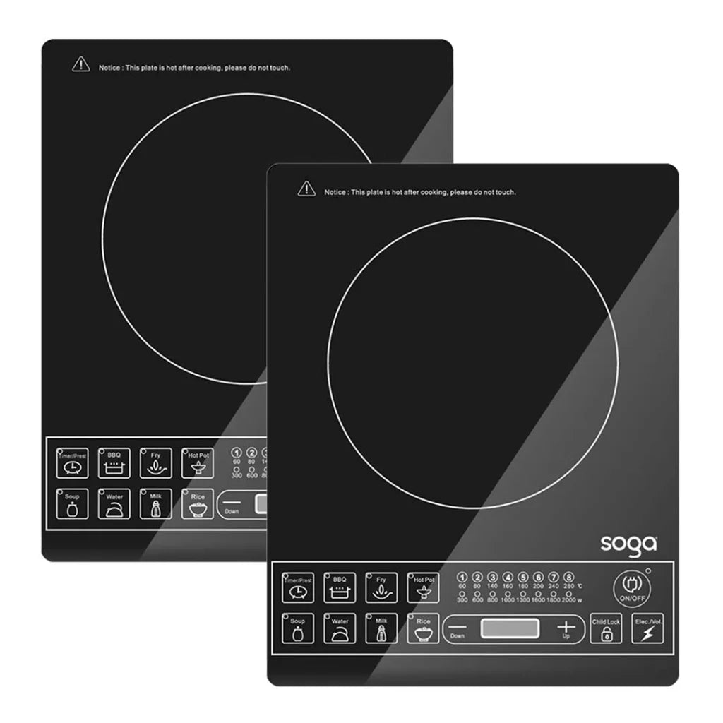 Smart Induction Cooktop Premium 2X Portable Kitchen Cooker Cookware