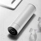 Smart LCD Thermometer Bottle Premium 500ML Stainless Steel Vacuum Flask - White