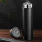 Smart LCD Thermometer Bottle Premium 500ML Stainless Steel Vacuum Flask - White