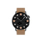 Smart Leather Watch With Colour Screen - Black - Fashion >