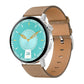 Smart Leather Watch With Colour Screen