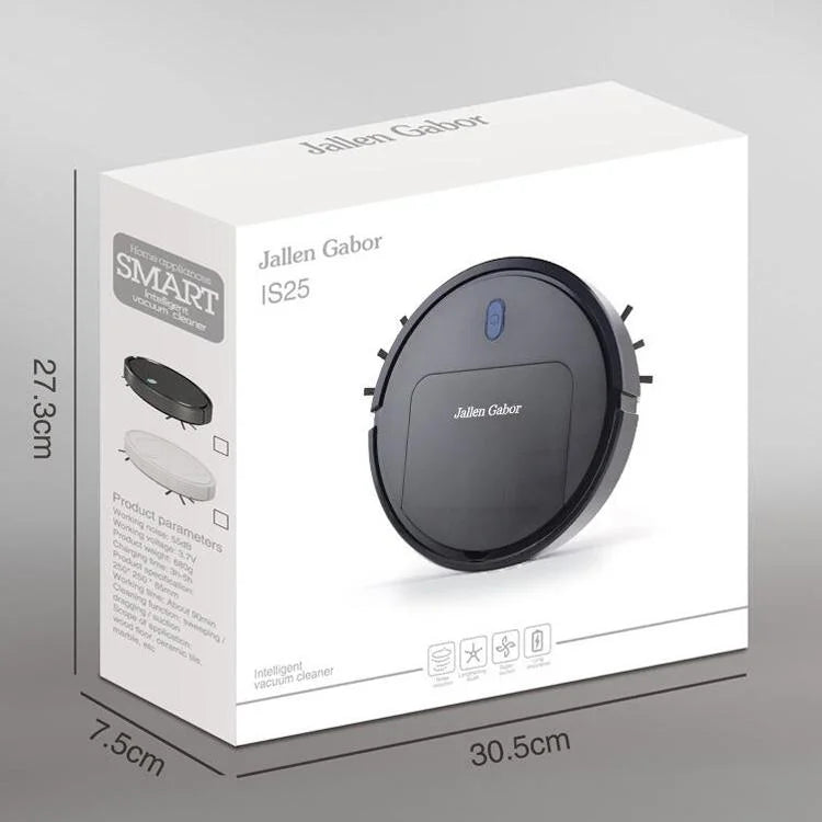 Smart Mini Sweeping Robot - Automatic Home Cleaning - Black