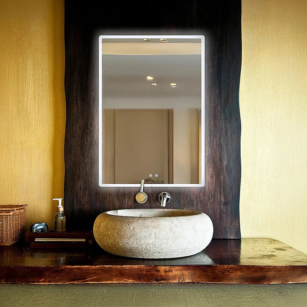 Smart Mirror Bathroom with Bluetooth Vanity LED Lighted