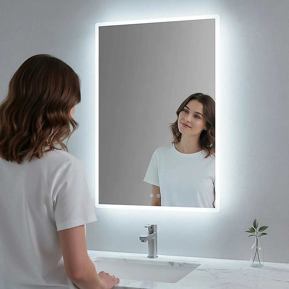 Smart Mirror Bathroom with Bluetooth Vanity LED Lighted