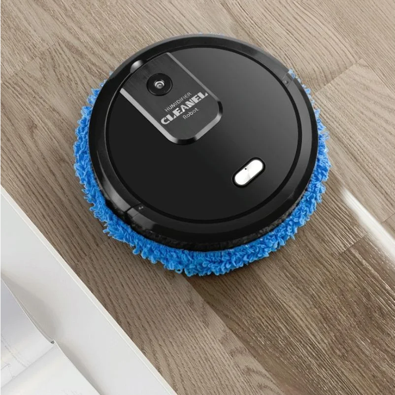 Smart Mopping Robot with Humidifier & Aroma Diffuser - Red