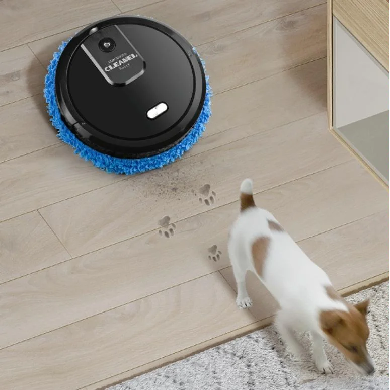 Smart Mopping Robot with Humidifier & Aroma Diffuser - Red