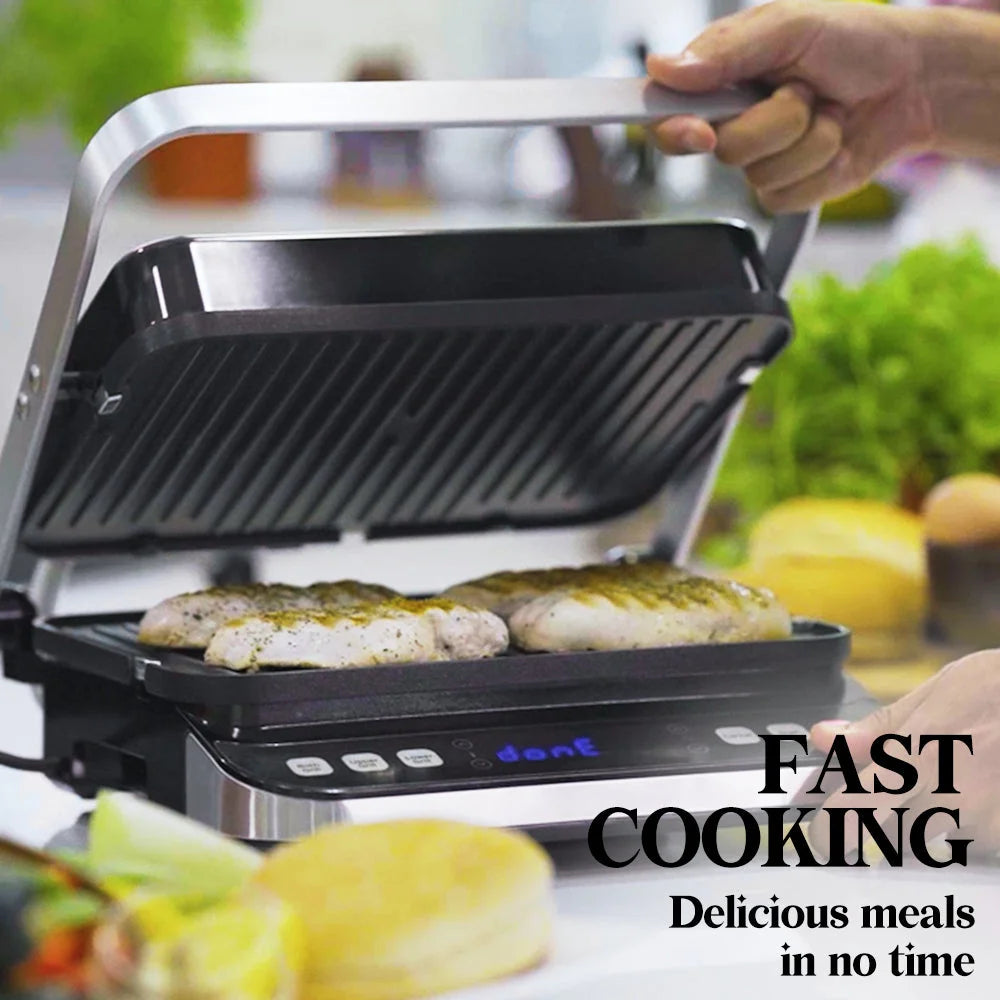 Smart Multi Contact Grill Sandwich Panini Press Maker Fast