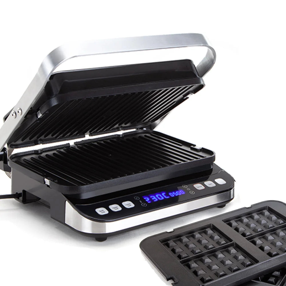 Smart Multi Contact Grill Sandwich Panini Press Maker Fast