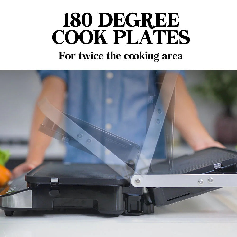 Smart Multi Contact Grill Sandwich Panini Press Maker Fast