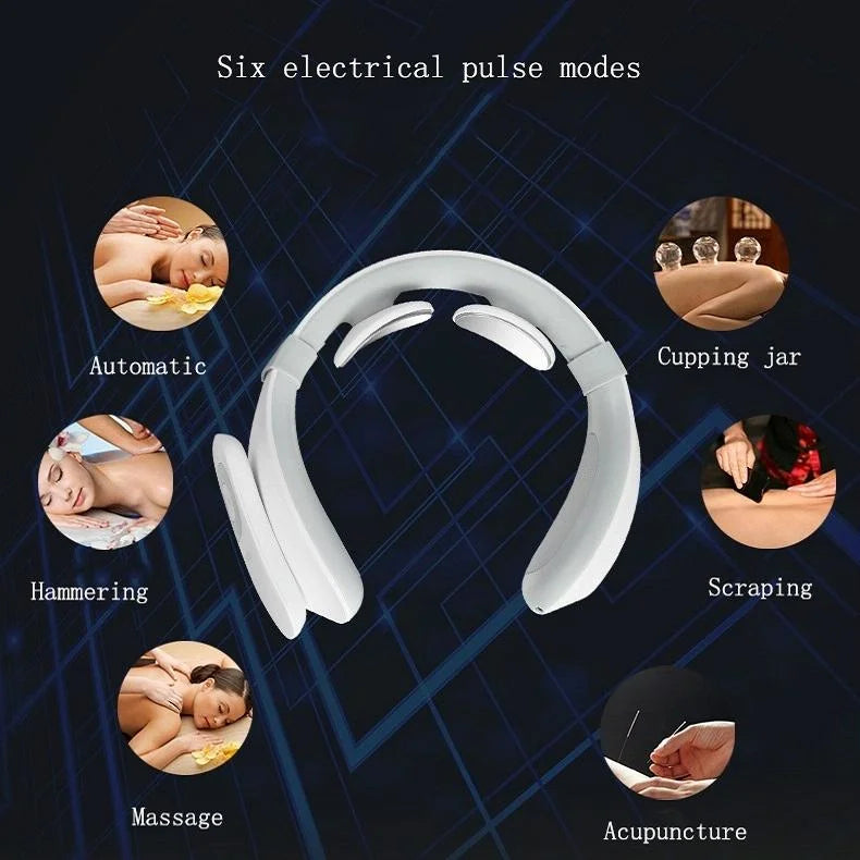 Smart Neck Massager English White - Health & Beauty >
