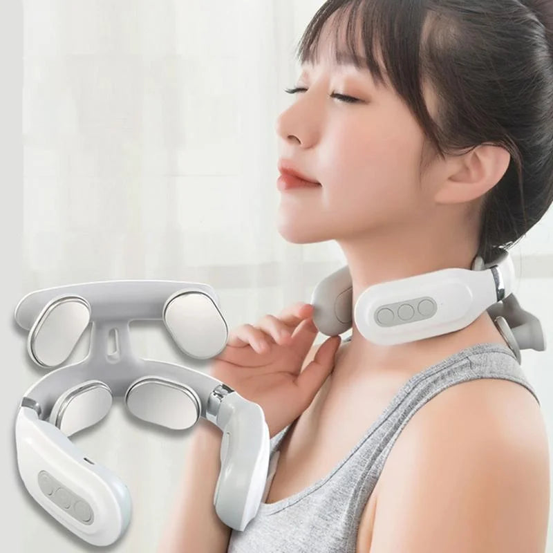Smart Neck Massager With Charging Function - Health &