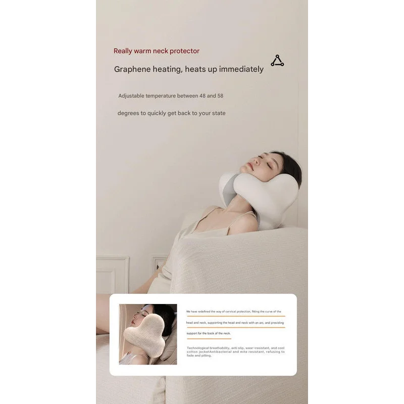 Smart Neck Pillow with Dual Noise Reduction HIFI Bluetooth