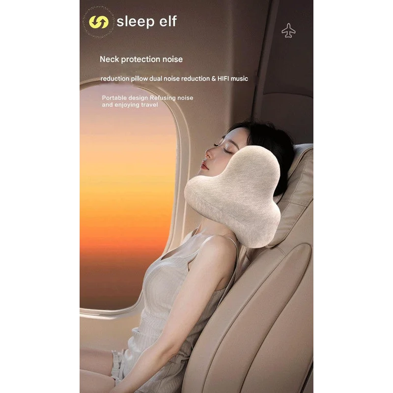 Smart Neck Pillow with Dual Noise Reduction HIFI Bluetooth