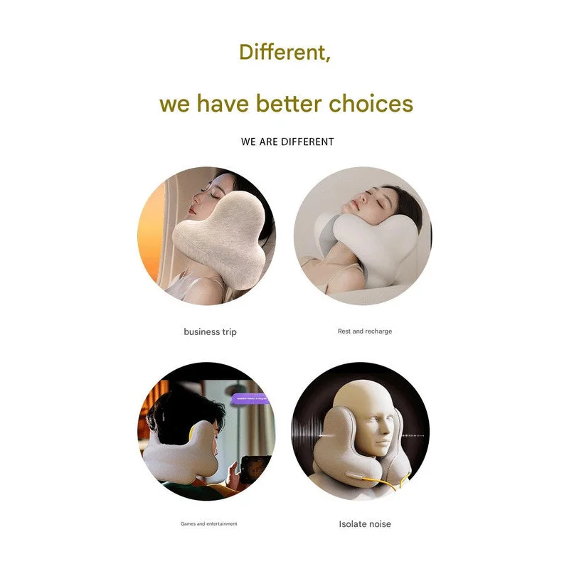 Smart Neck Pillow with Dual Noise Reduction HIFI Bluetooth