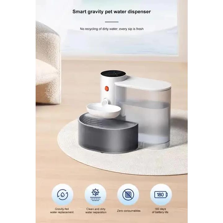 Smart Pet Water Dispenser - Tilted Design Fresh Water