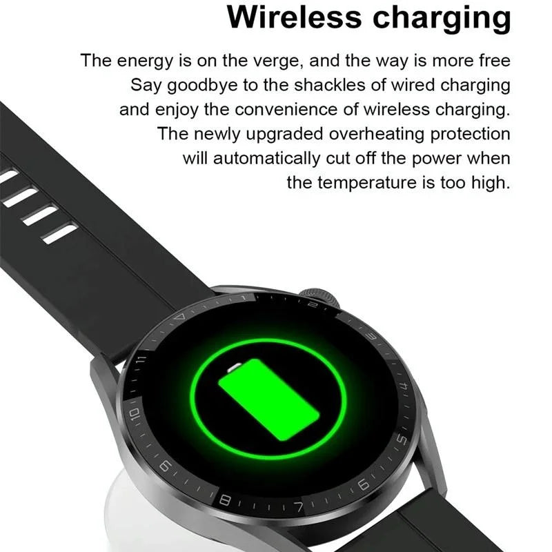 Smart Silicone Watch With Colour Screen - Black - Fashion >