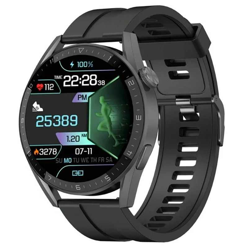 Smart Silicone Watch With Colour Screen - Silver - Fashion