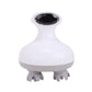 Smart Vibrating Kneading Head Massager English White