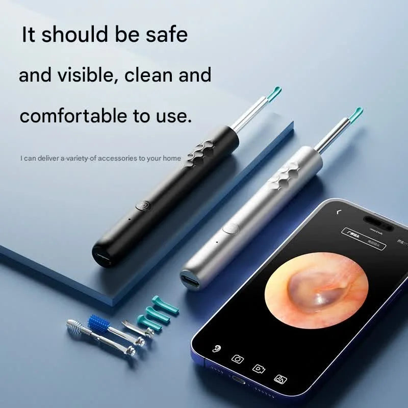 Smart Visual Ear Cleaner with HD WiFi Camera - Gentle