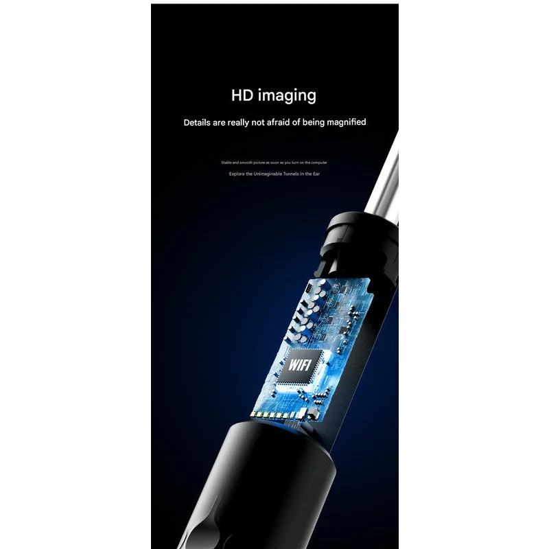 Smart Visual Ear Cleaner with HD WiFi Camera - Gentle