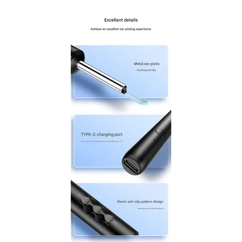 Smart Visual Ear Cleaner with HD WiFi Camera - Gentle