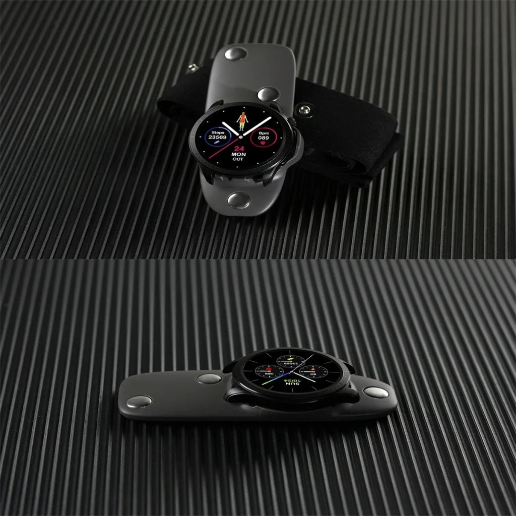 Smart Watch With Heart / Blood Monitoring - Brown - Fashion