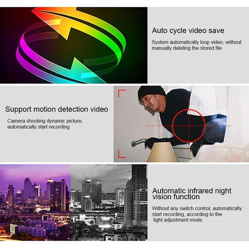 Smart Wifi Doorbell With Hd Intercom Night Vision & Micro