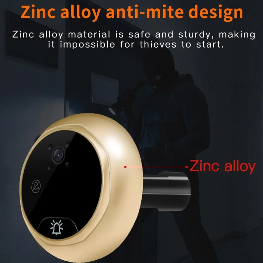 Smart Wifi Video Doorbell With Night Vision Motion