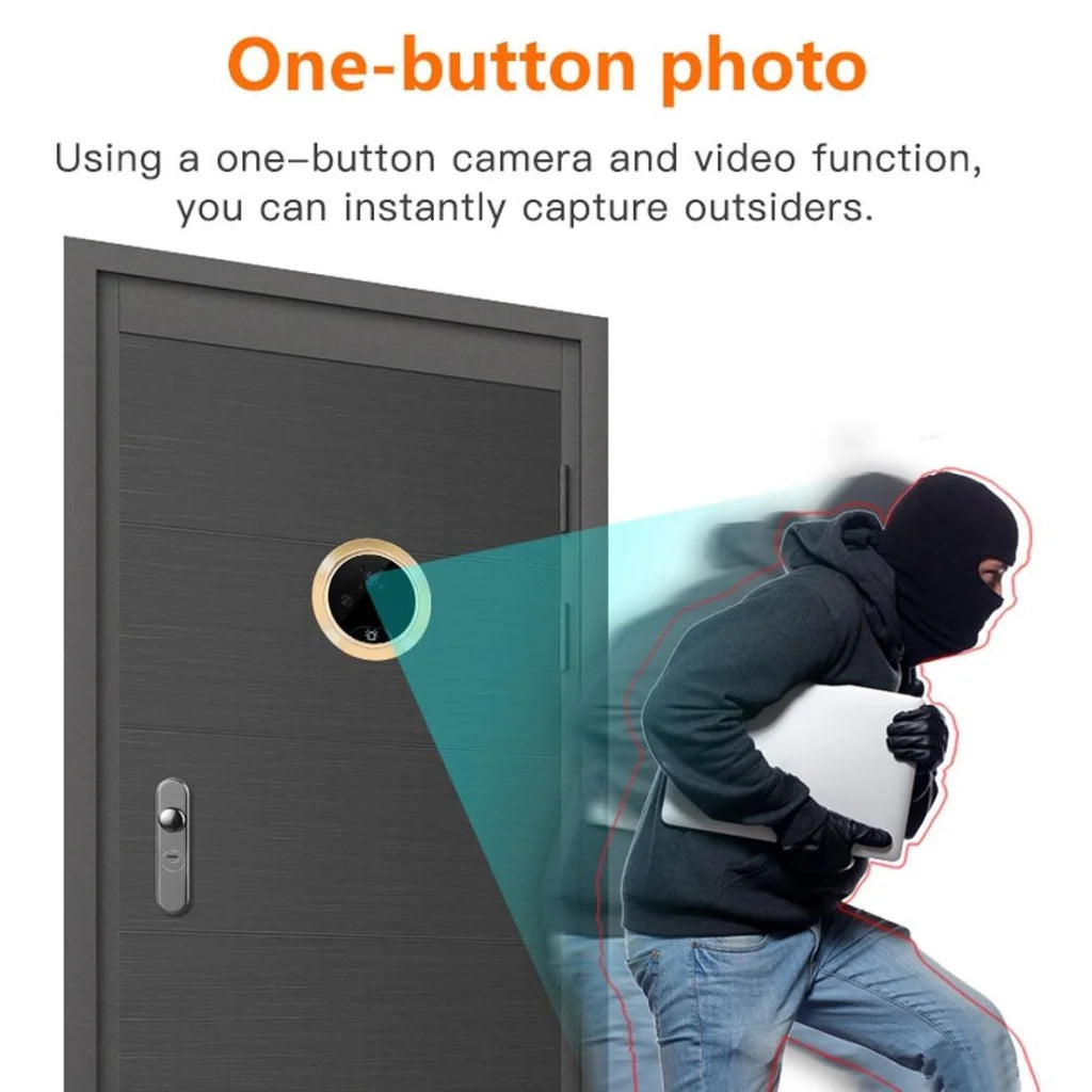 Smart Wifi Video Doorbell With Night Vision Motion