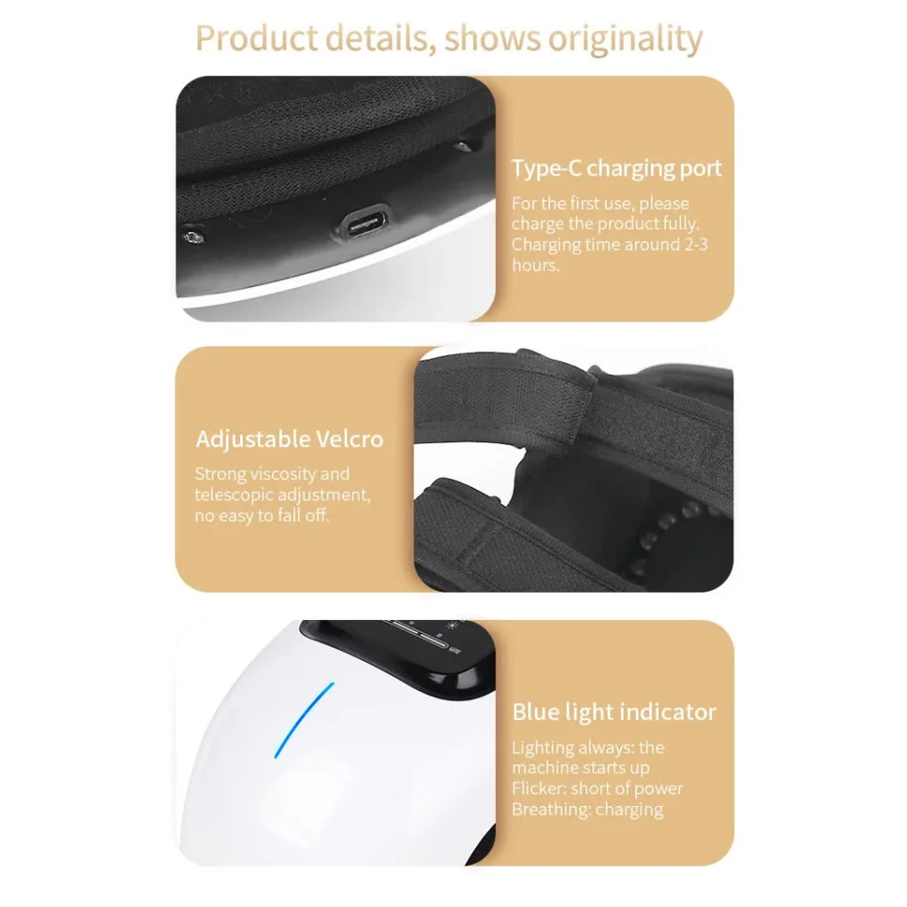 Smart Wireless Knee Massager with Heat Therapy