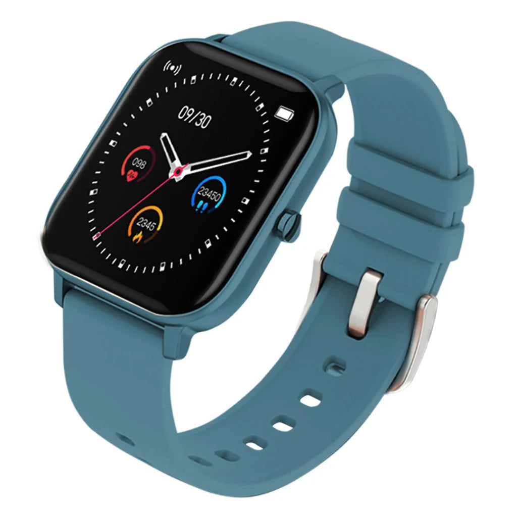Smart Wrist Watch Premium Waterproof Fitness Heart Rate Monitor Tracker P8 - Blue
