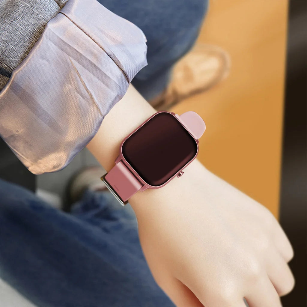 Smart Wrist Watch Premium Waterproof Fitness Heart Rate Monitor Tracker P8 - Pink