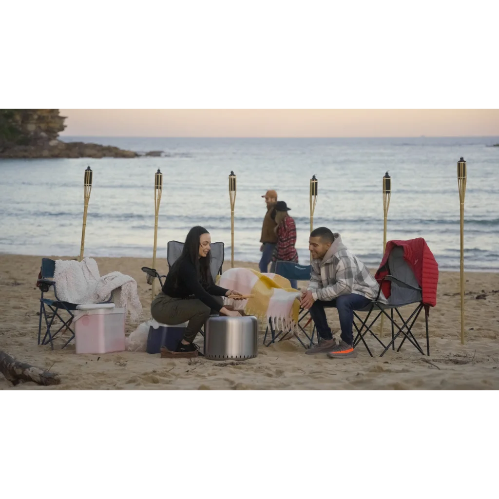 Smokeless Fire Pit & Cooking Grill Ecoflame - Home & Garden