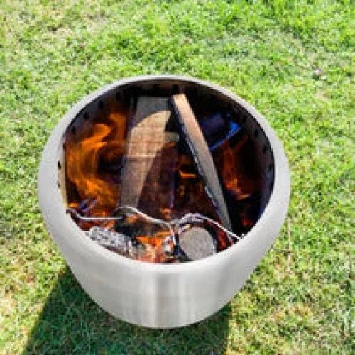 Smokeless Fire Pit & Cooking Grill Ecoflame - Home & Garden