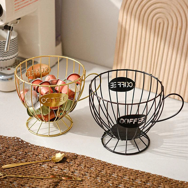 Snacks and Candy Organizer Coffee Capsules Shelf Storage