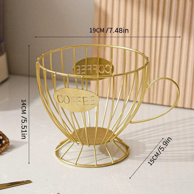 Snacks and Candy Organizer Coffee Capsules Shelf Storage