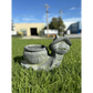 Snail pot Planter with artificial plants potted 786