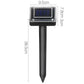 Snake Repeller 20X Multi Pulse Ultrasonic Solar Powered